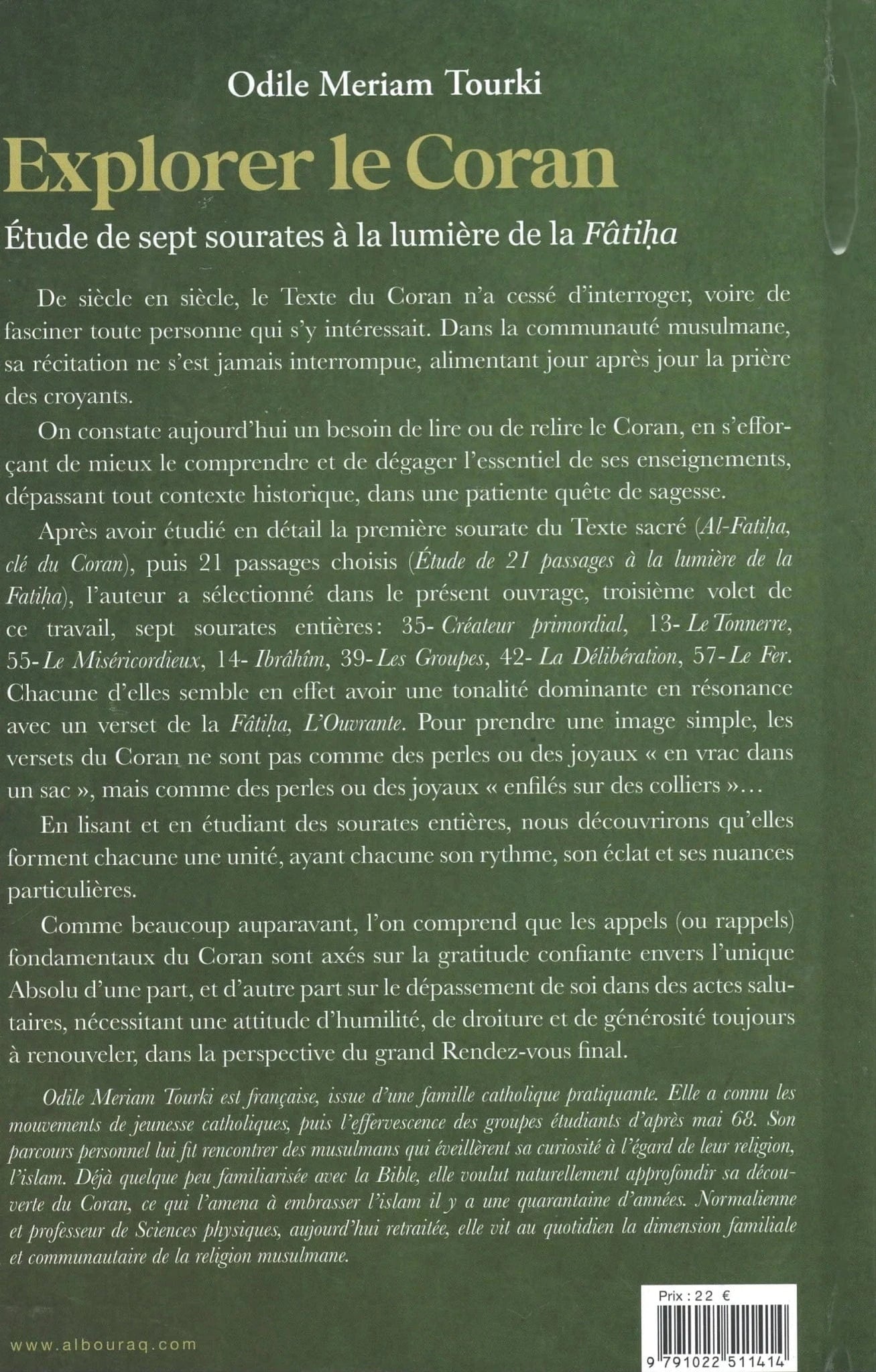 Explorer le Coran (Tome 2) par Odile Meriam Tourki Al Bouraq Livre > Islam 9791022511414 Librairie Musulmane Al-imen