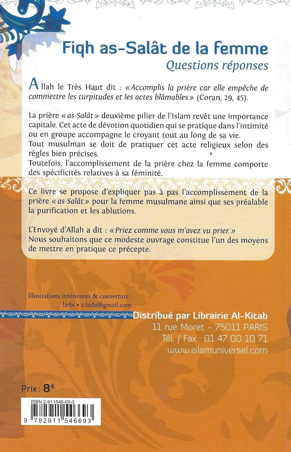 Fiqh as-Salât de la femme - Questions Réponses - Universel - Fdal Haja Universel Livre Islam Femme 9782911546693 Librairie Musulmane Al-imen
