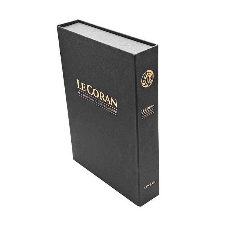 Le Coran et la traduction du sens de ses versets (Français/Arabe) - Coffret + Sac en Grand Format - Editions Tawbah