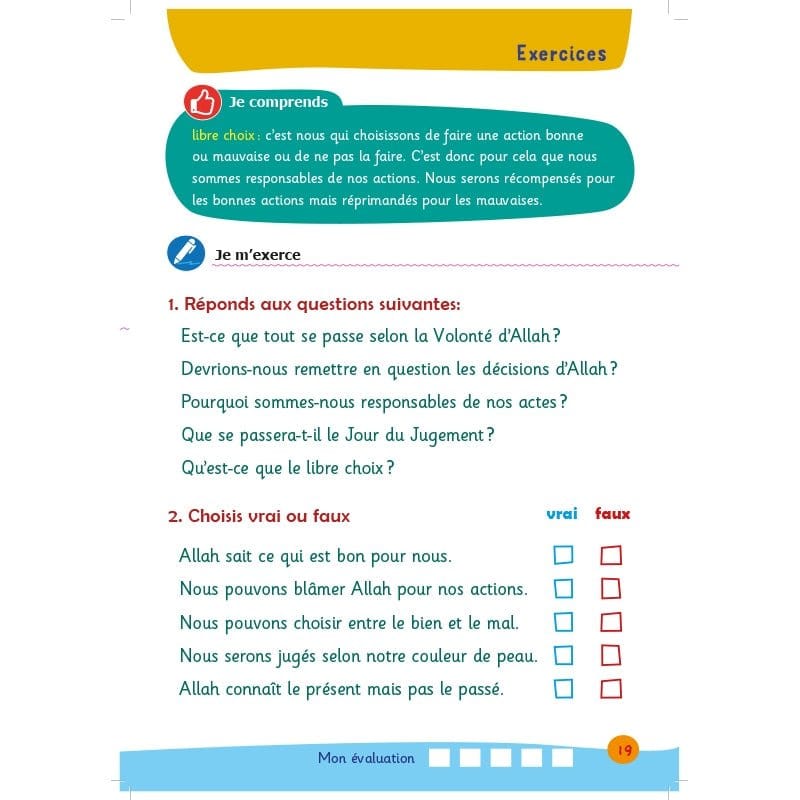 Arc-en-ciel 2 - Manuel d'enseignement des bases de l'Islam Al-Hadîth Livre Islam Enfant 9782875452511 Librairie Musulmane Al-imen