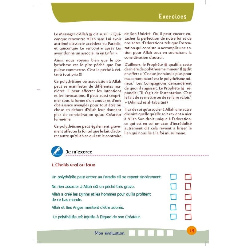 Arc-en-ciel 5 - Manuel d'enseignement des bases de l'Islam Al-Hadîth Livre Islam Enfant 9782875452542 Librairie Musulmane Al-imen