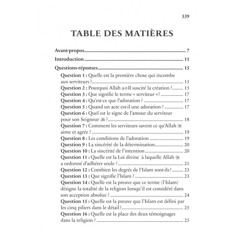 Croyance du musulman 200 questions - réponses - Cheikh Hâfiz Al - Hakamî Al - imen