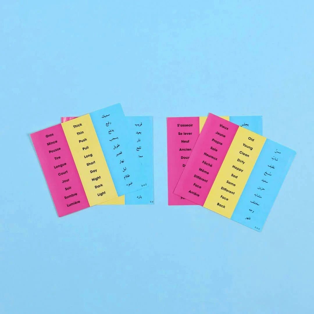 قيبة مونتيسوري التعليمية الأولى: الأضداد والمترادفات Digital Future Jeu Islam 9786144950166 Librairie Musulmane Al-imen