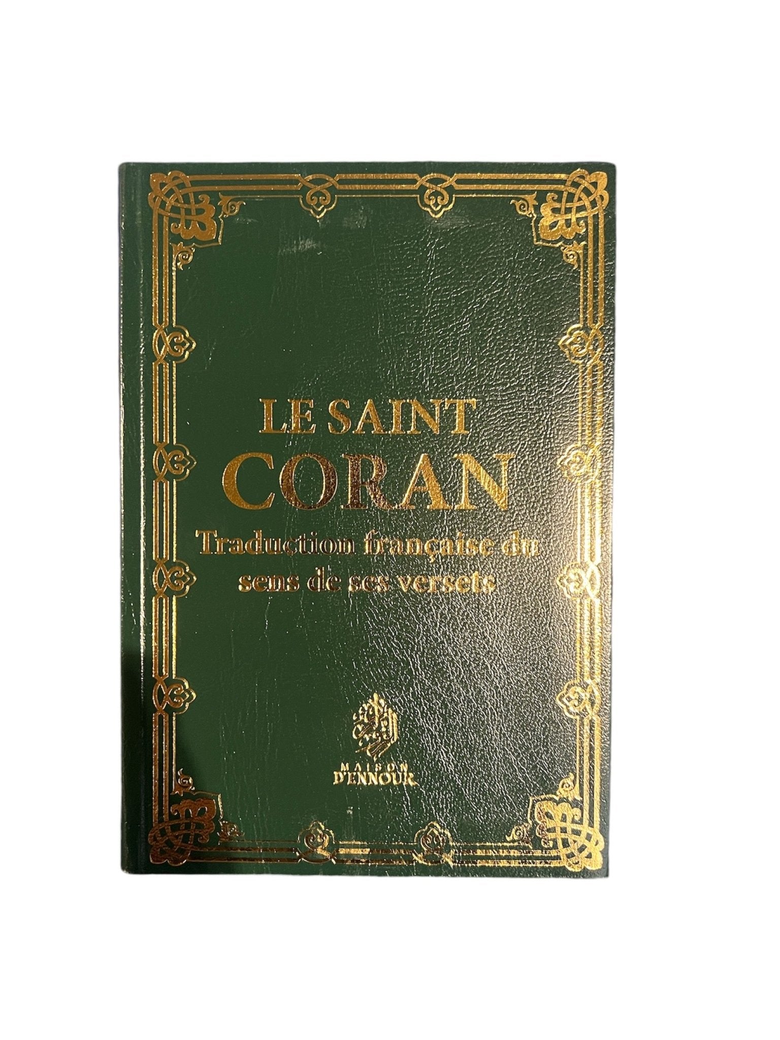 Le Coran traduction française du sens de ses versets (FR) Maison Ennour 14x20cm Vert Al - imen
