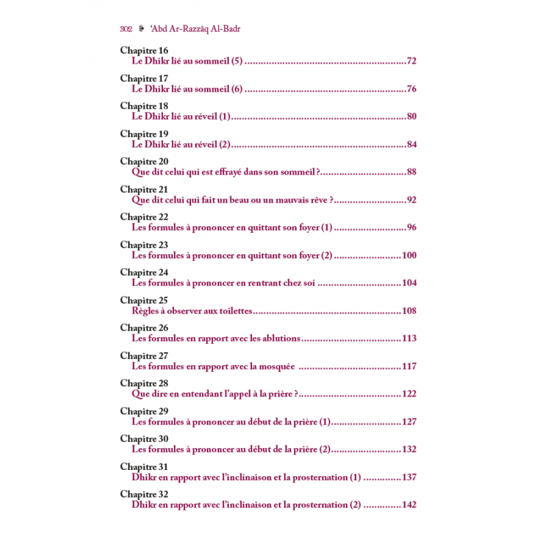 Le Dhikr Du Jour Et De La Nuit Al-Hadîth Livres > Islam > Invocations (Dou'as) 9782875452436 Librairie Musulmane Al-imen