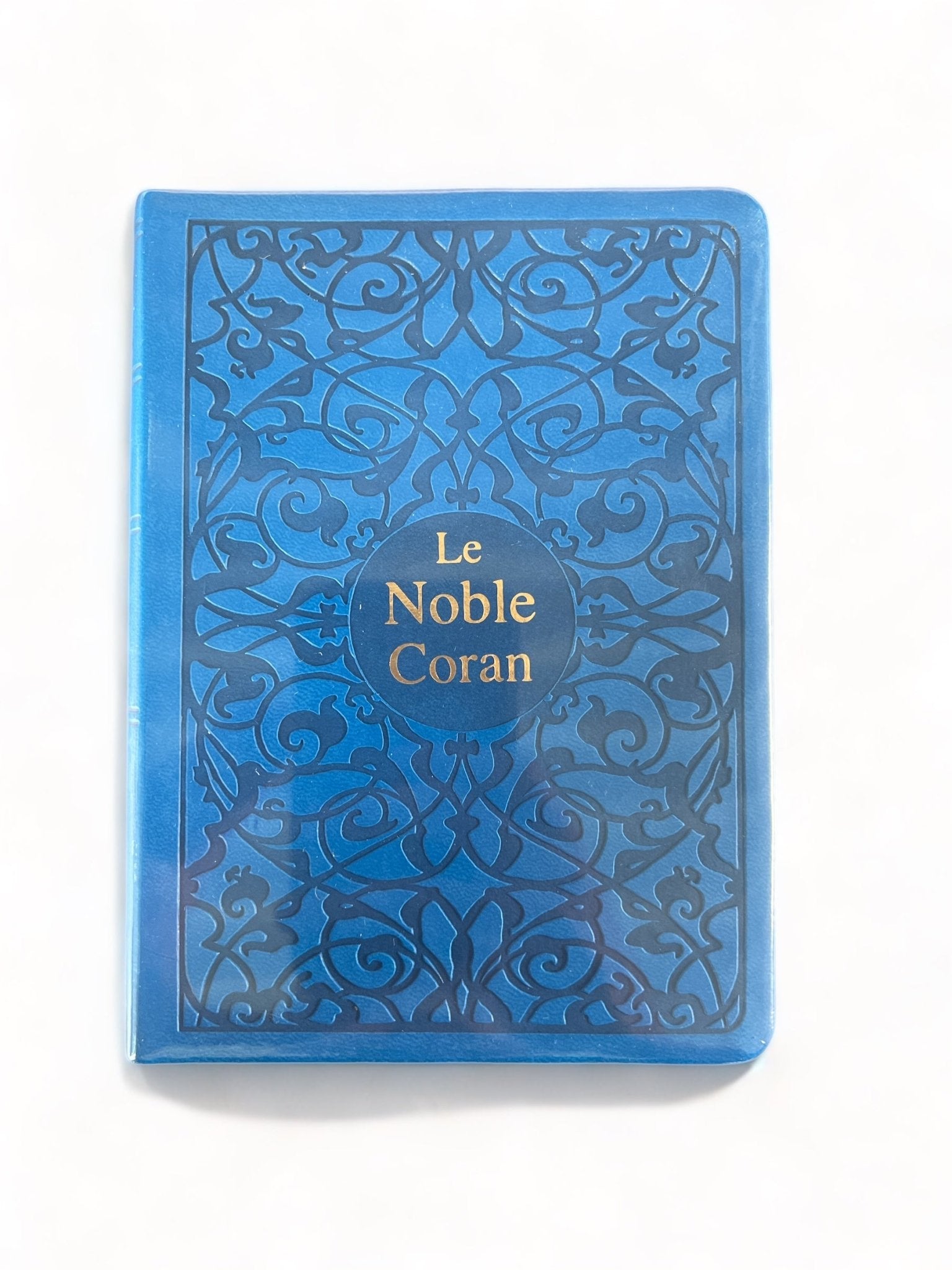 Le Noble Coran Excellence Bilingue de Poche avec Codes QR (Audio) Bleu Al - imen