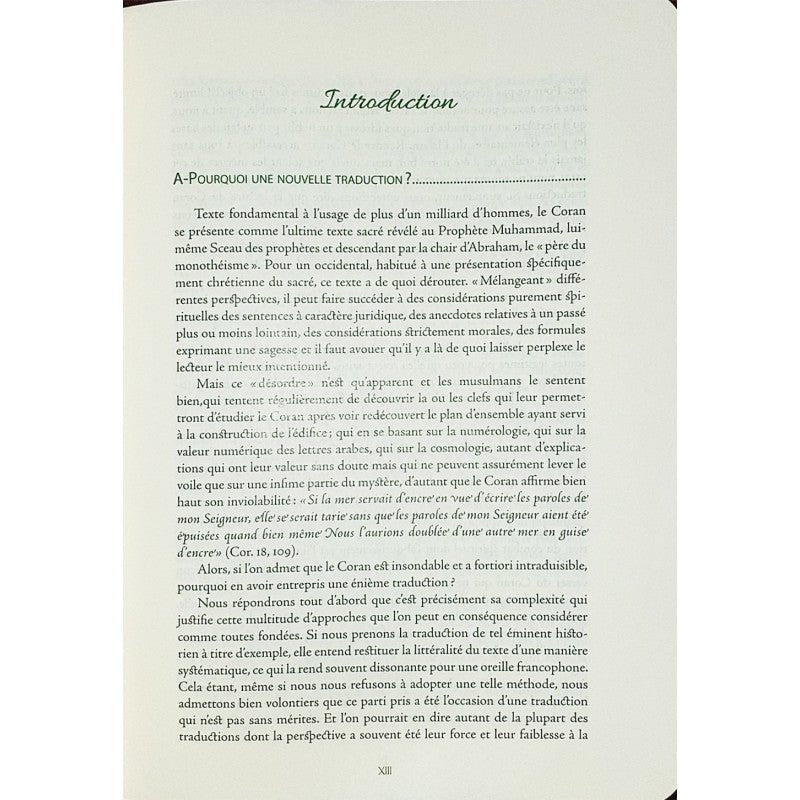 Le Saint Coran (arabe et français) en daim souple bleu ciel traduit et annoté par Abdallah Penot - Éditions Sana Al - imen