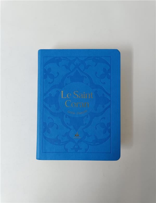 Le Saint Coran Bilingue (Arabe - Français) - Poche (Al Bouraq) Bleu Ciel Al - imen