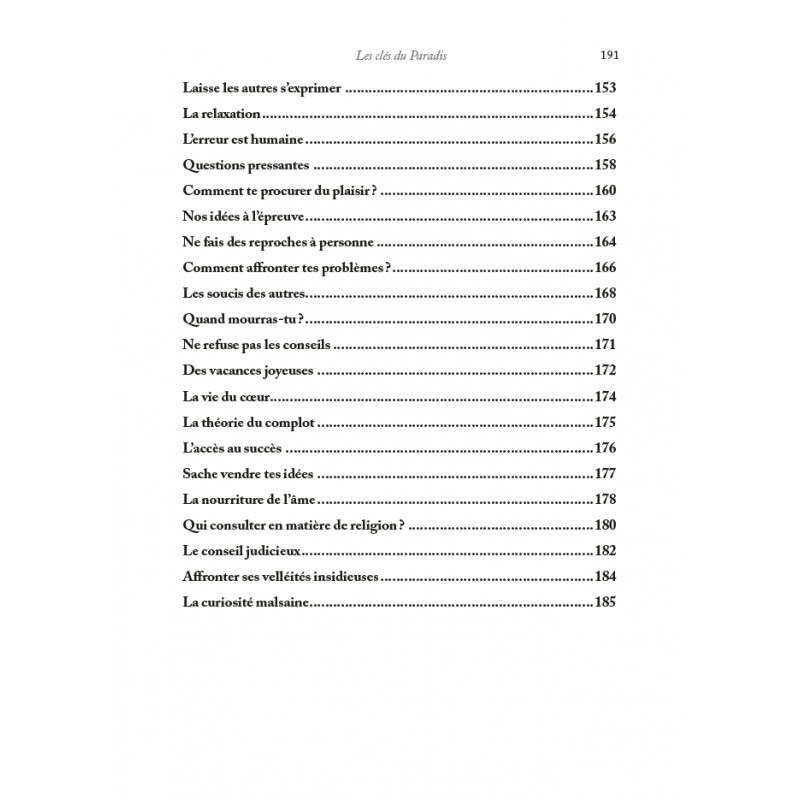 Les clés du Paradis - Mash'al al-Fallâhî - Éditions Al-Hadîth Al-Hadîth Livre > Islam 9782875453174 Librairie Musulmane Al-imen