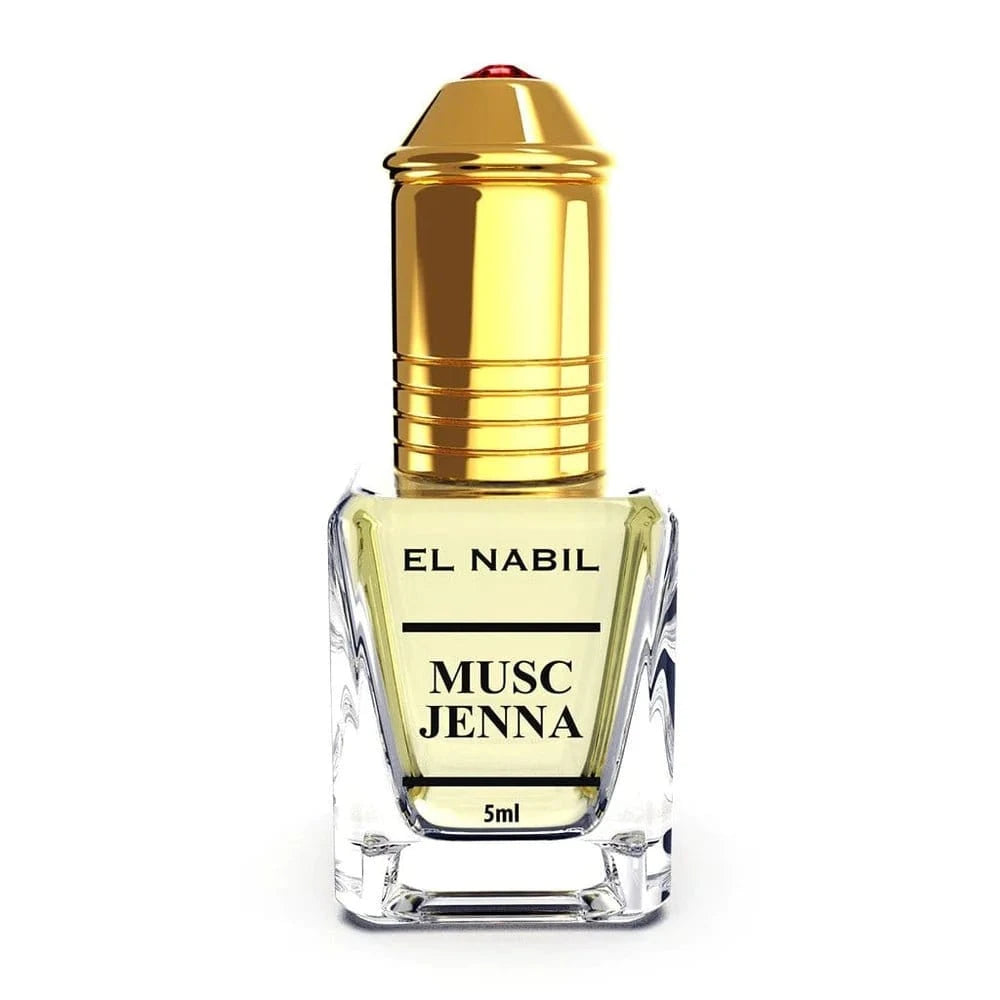 Musc Jenna pour Femmes - Extrait de Parfum Sans Alcool - El Nabil - 5 ml El Nabil Parfums et eaux de Cologne 5060815001598 Librairie Musulmane Al-imen
