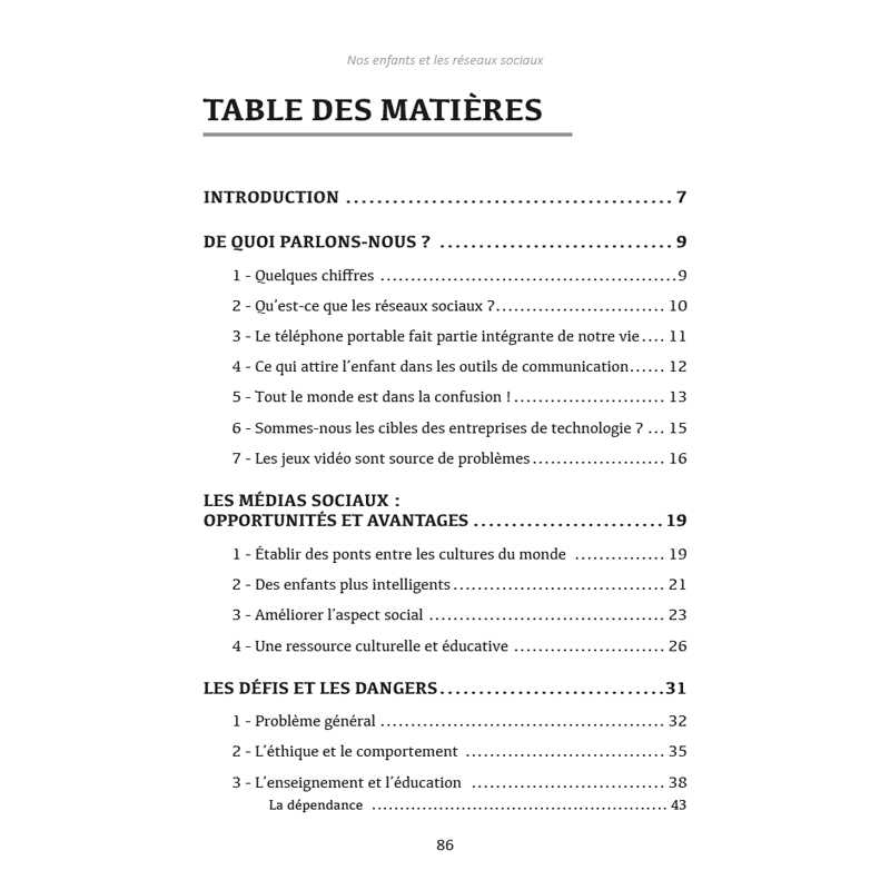 Nos Enfants et Les Réseaux Sociaux Sensibiliser Sans Culpabiliser rédigé par le Dr ‘Abd al-Karîm Bakkâr Al-Hadîth Livre Islam Mariage 9782875453402 Librairie Musulmane Al-imen