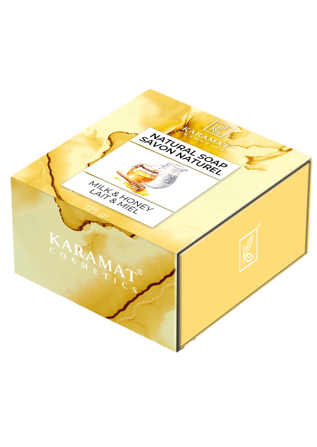 Savon Naturel au Lait & Miel 125gr - Karamat Cosmetics Al - imen